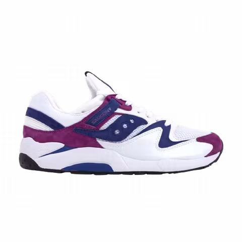Saucony Grid 9000 Premium Suede 'White Purple'