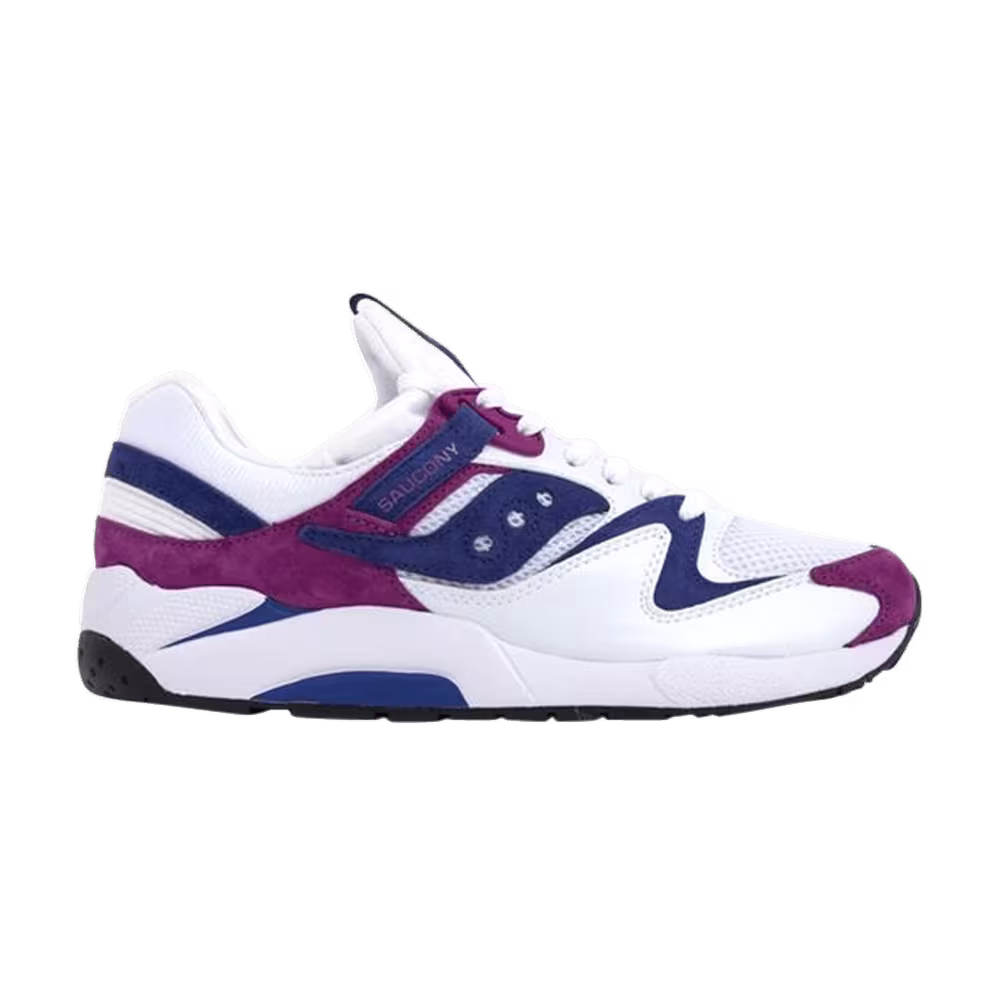 Saucony Grid 9000 Premium Suede White Purple