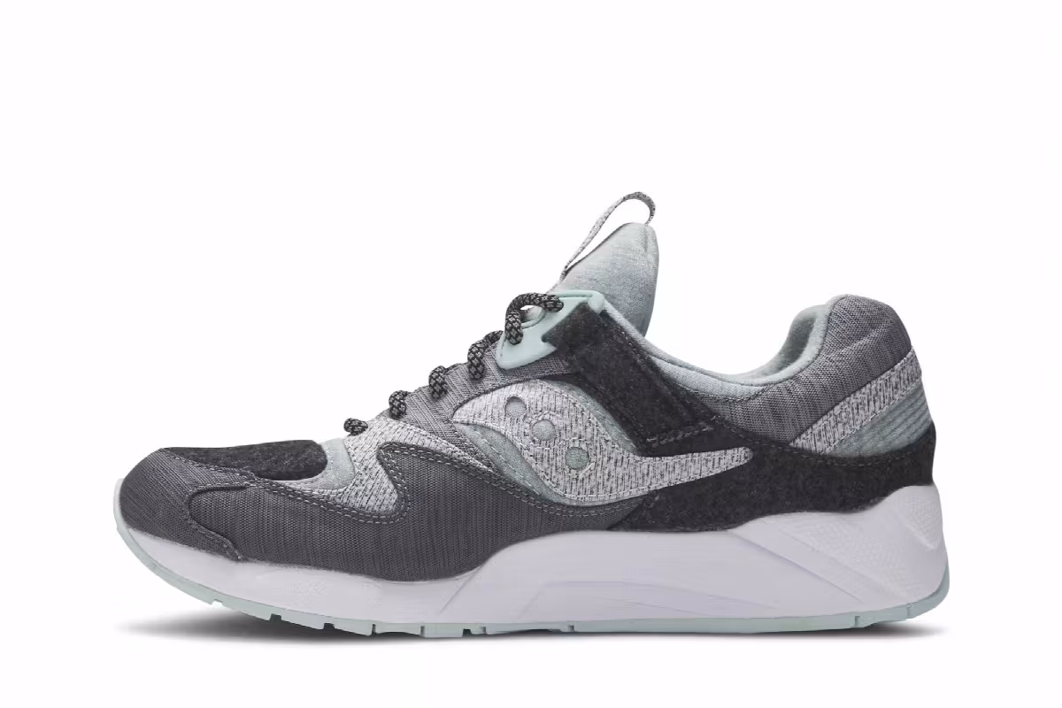 End x Saucony Grid 9000 White Noise, view 4