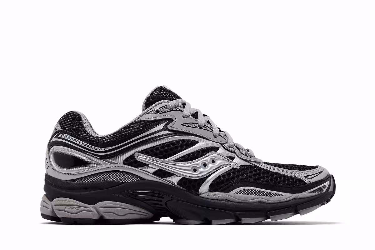 Saucony OG ProGrid Omni 9 Black Silver, view 2