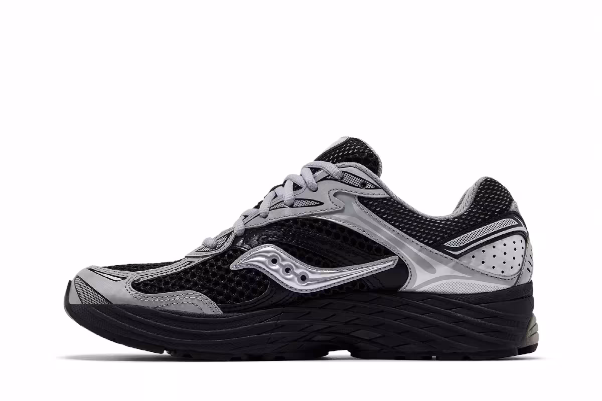 Saucony OG ProGrid Omni 9 Black Silver, view 4