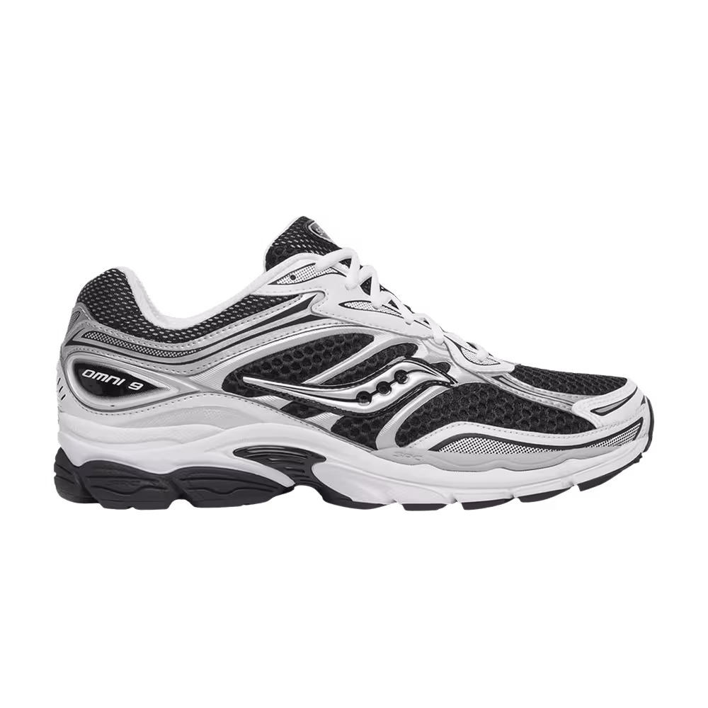 Saucony ProGrid Omni 9 Silver Black White