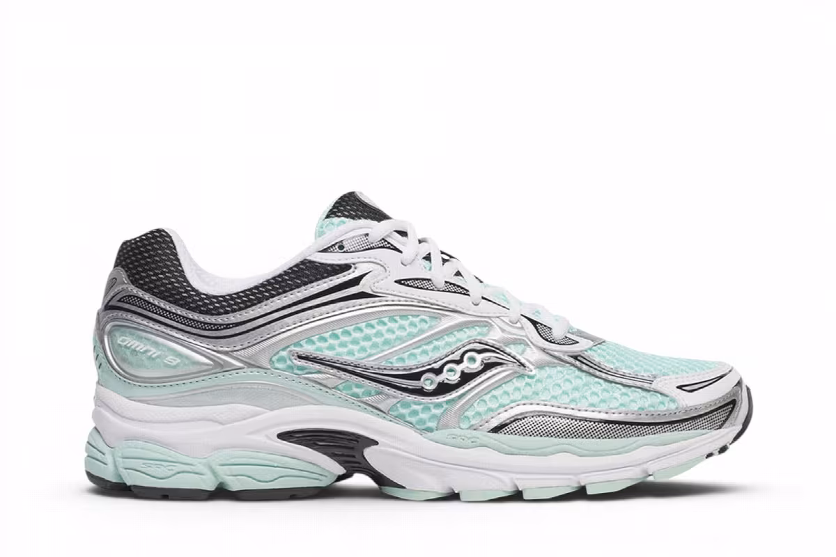 Saucony ProGrid Omni 9 Aqua Silver, view 2