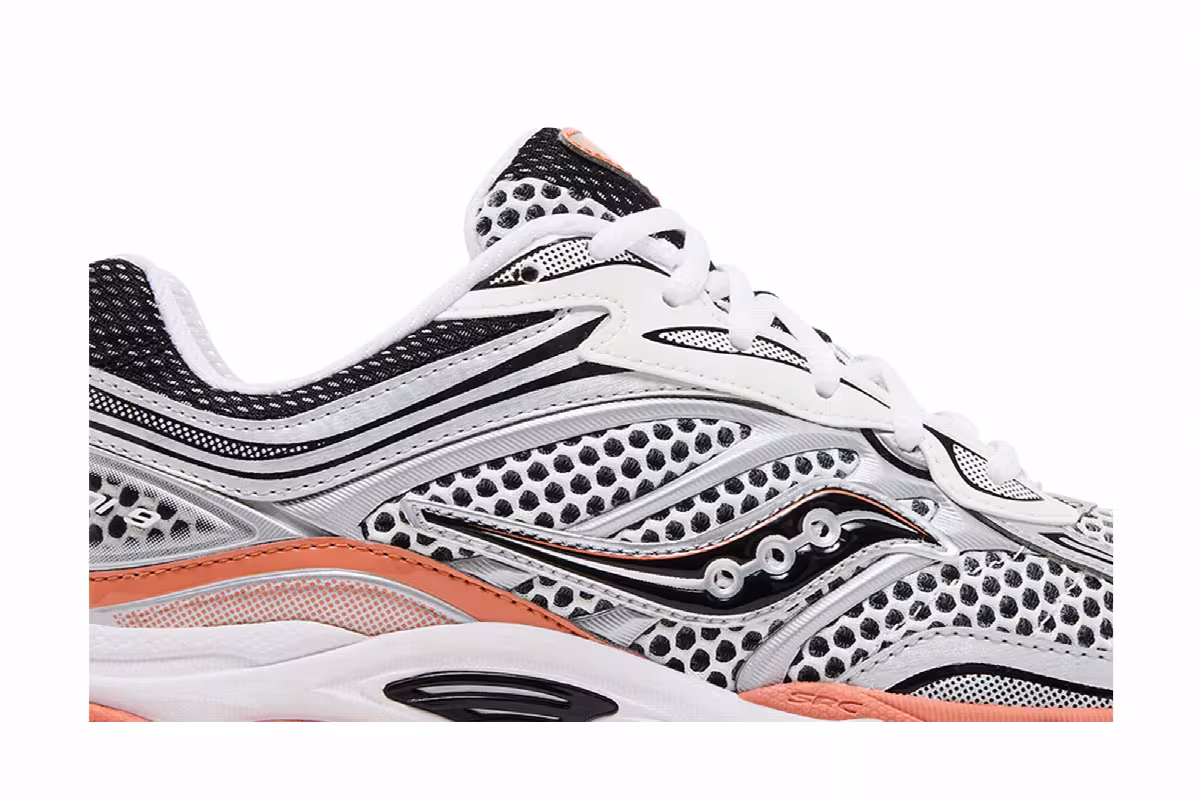 Saucony Progrid Omni 9 Silver Orange, view 3