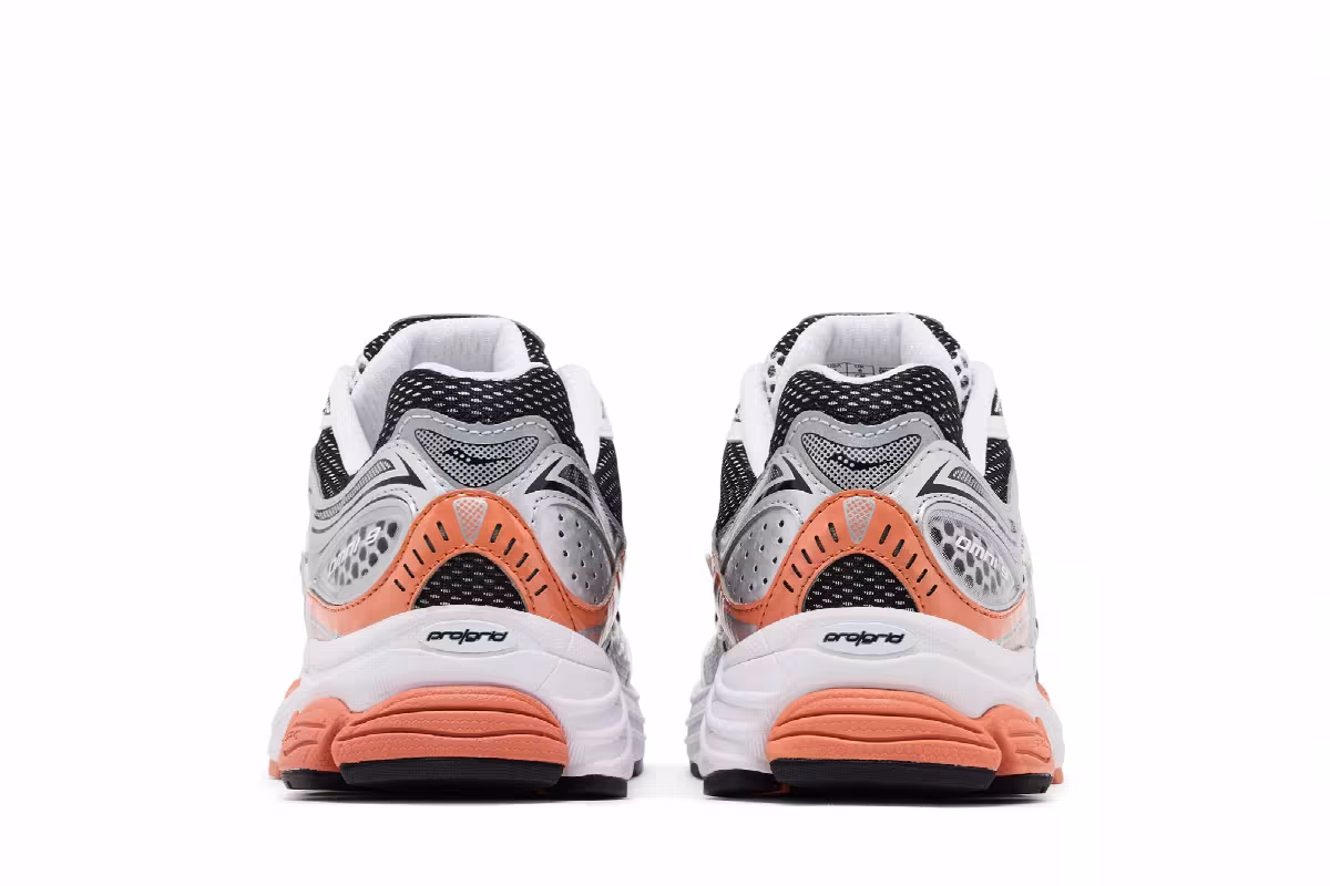 Saucony Progrid Omni 9 Silver Orange, view 7