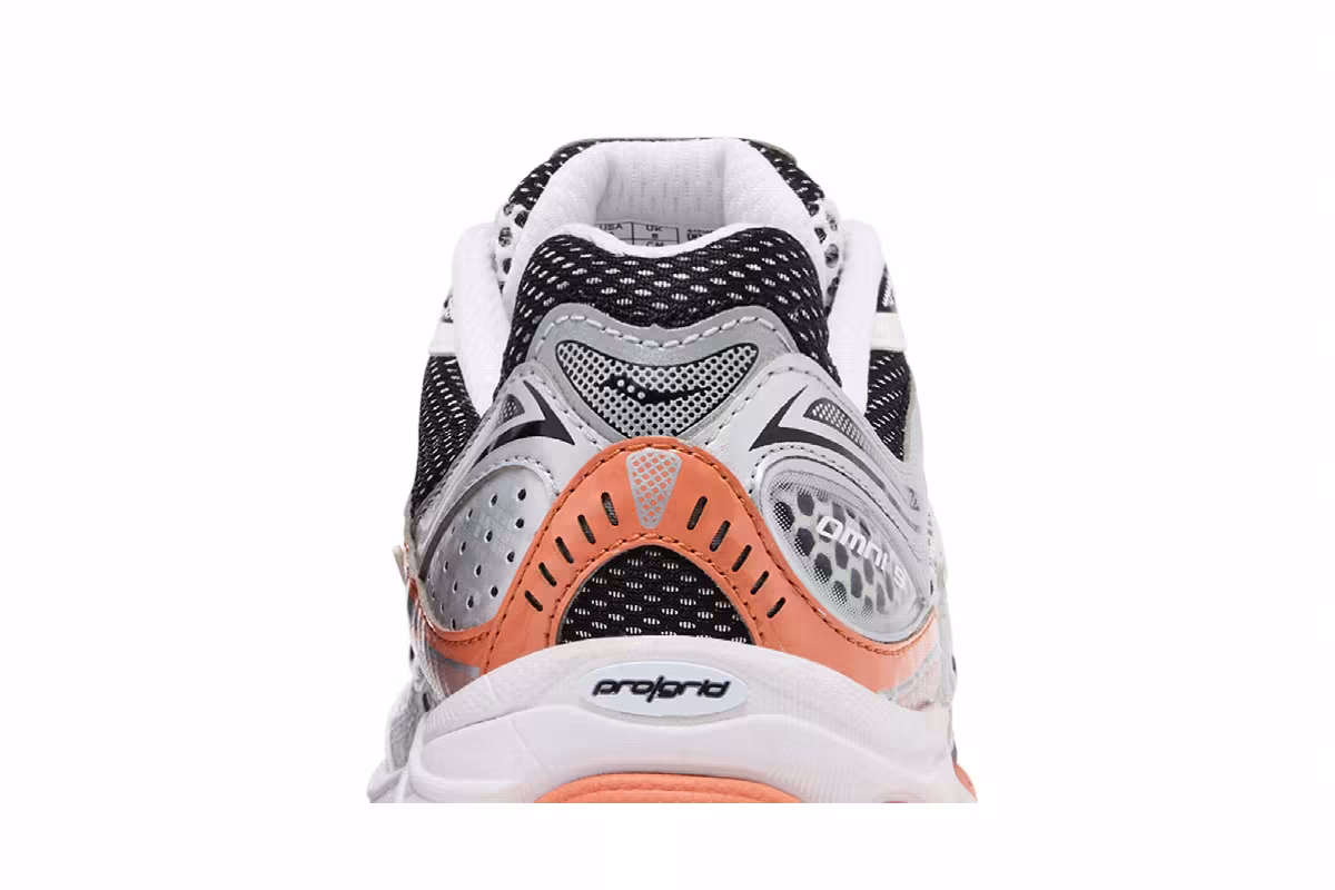 Saucony Progrid Omni 9 Silver Orange, view 8
