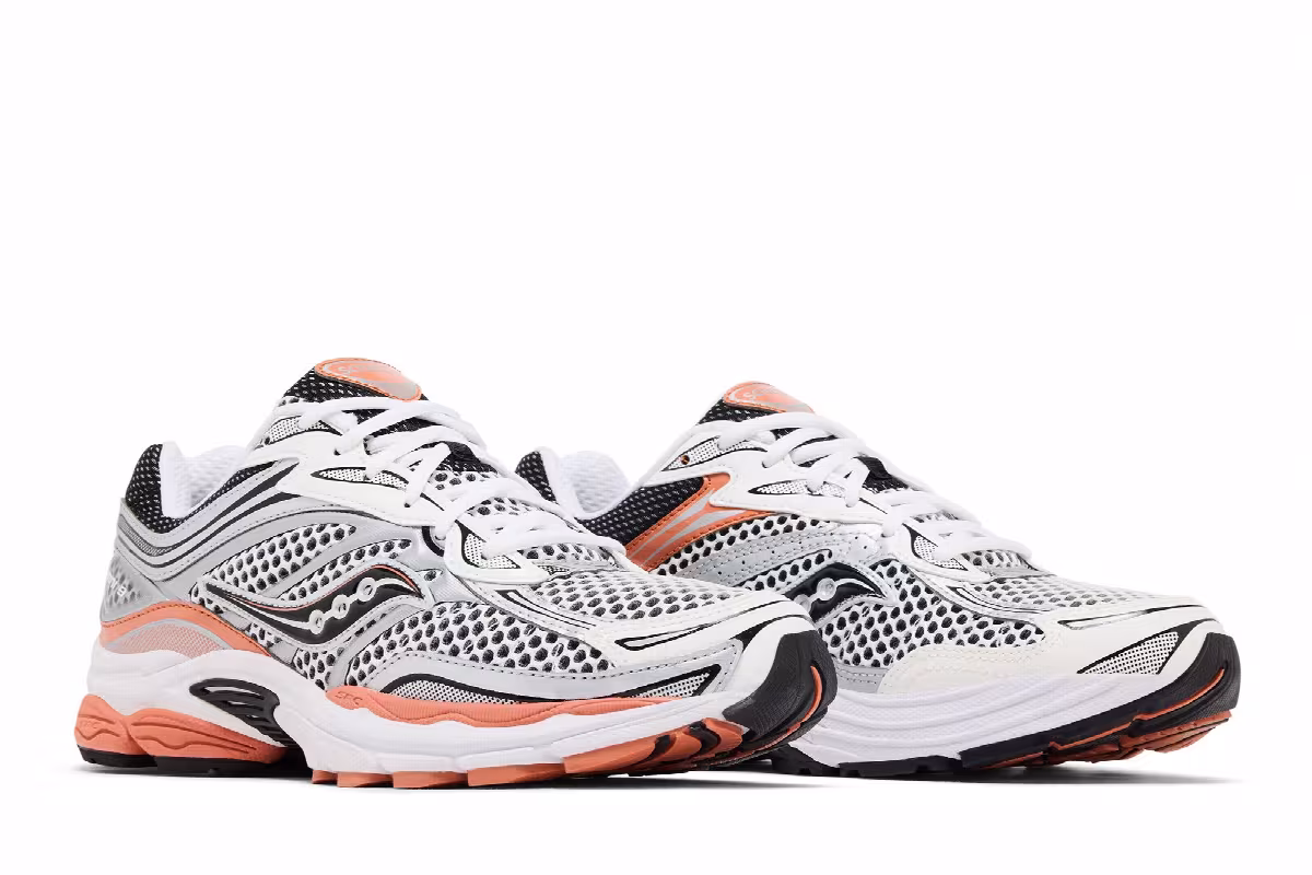 Saucony Progrid Omni 9 Silver Orange, view 9