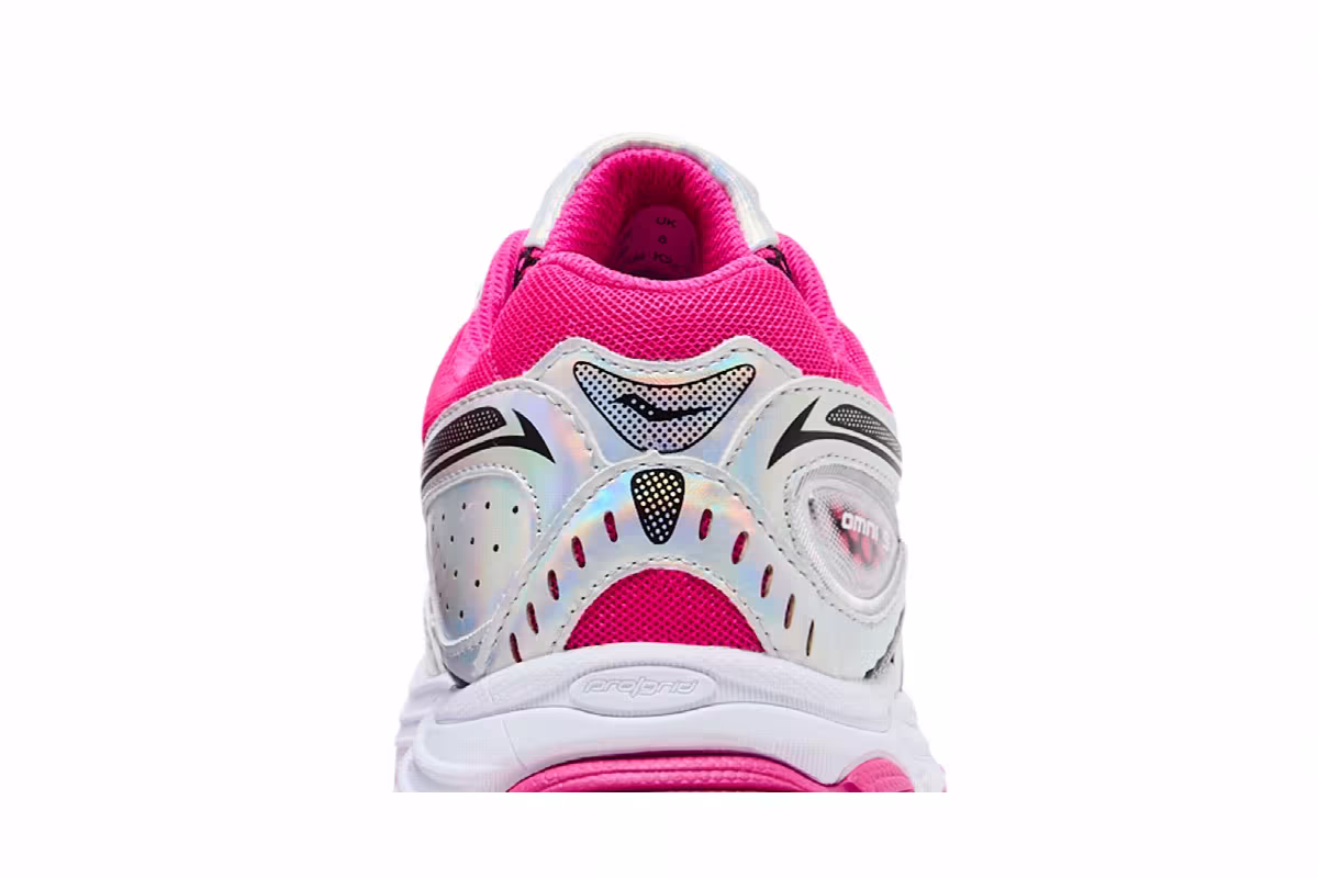 Saucony ProGrid Omni 9 Big Kid Fuchsia Iridescent, view 8