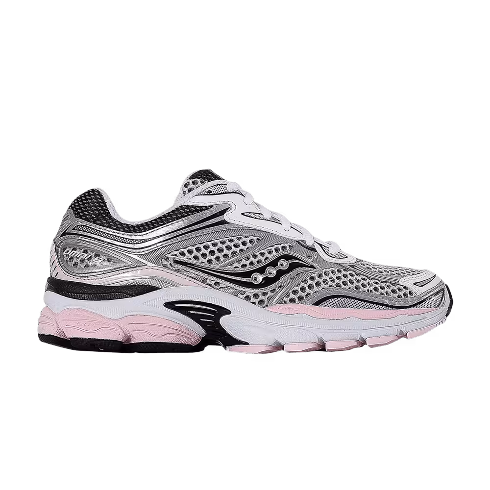 Saucony Women's ProGrid Omni 9 Silver Pink