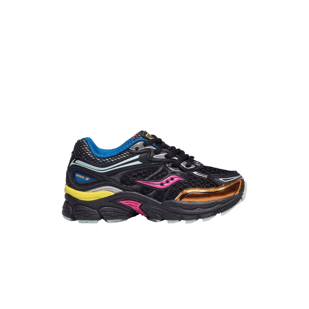 Saucony ProGrid Omni 9 Toddler Black Pink Orange