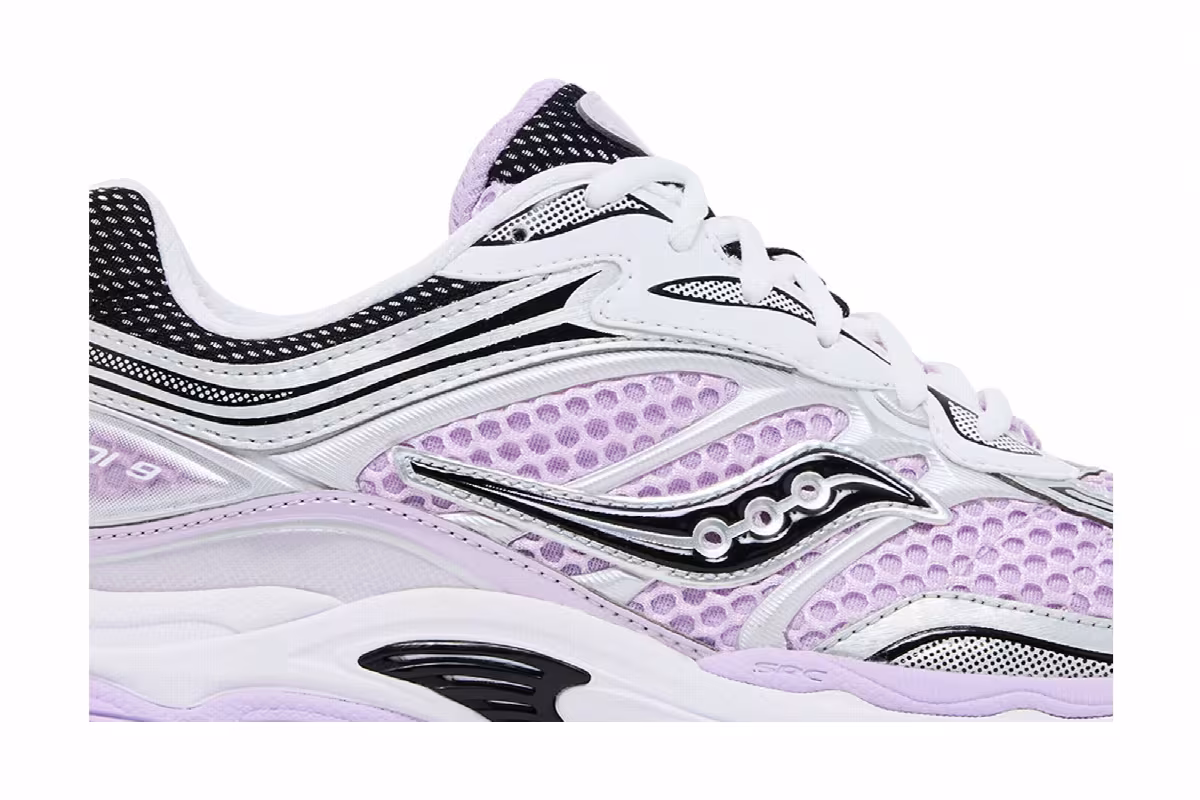 Saucony Women's Progrid Omni 9 Lilac Silver, view 3
