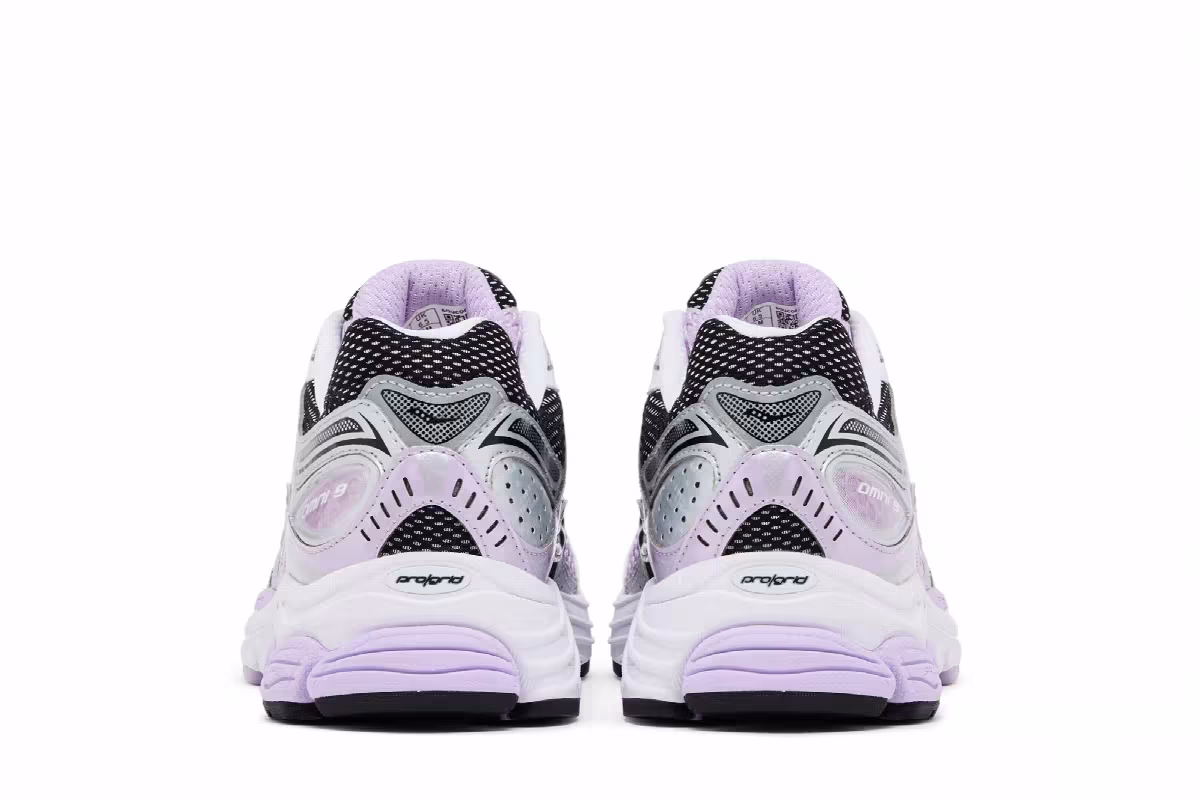 Saucony Women's Progrid Omni 9 Lilac Silver, view 7