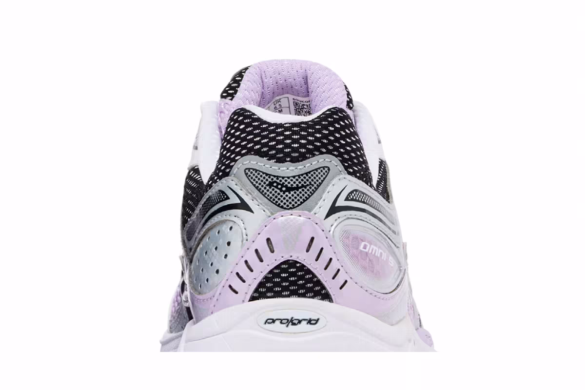 Saucony Women's Progrid Omni 9 Lilac Silver, view 8