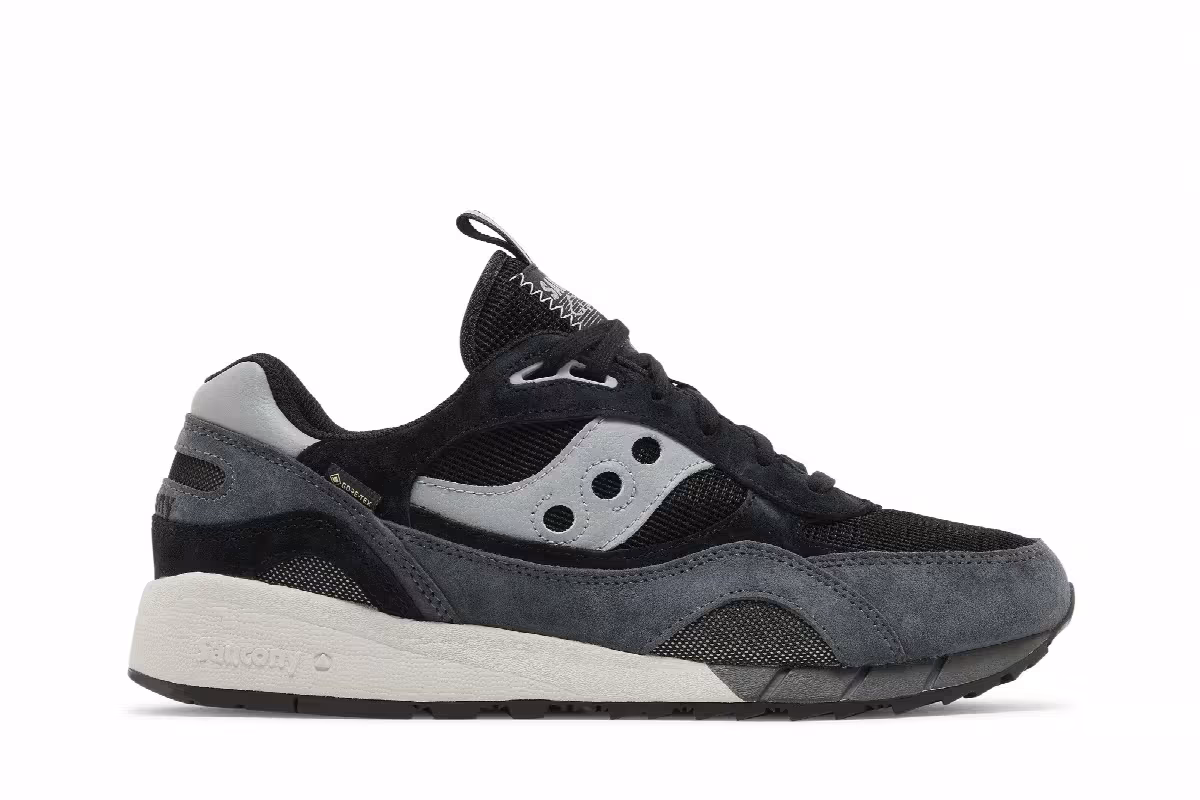 Saucony Shadow 6000 GORE-TEX Black Grey, view 2