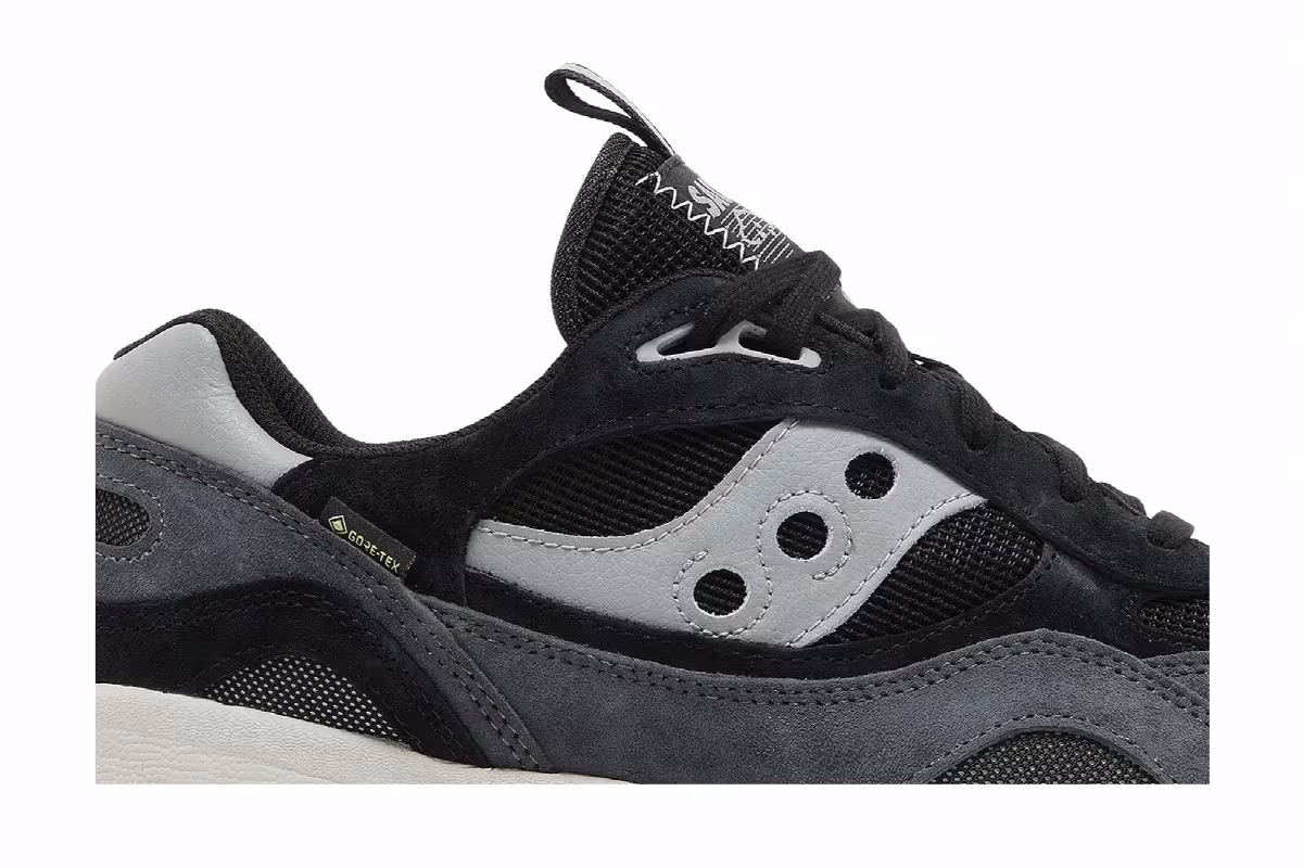 Saucony Shadow 6000 GORE-TEX Black Grey, view 3