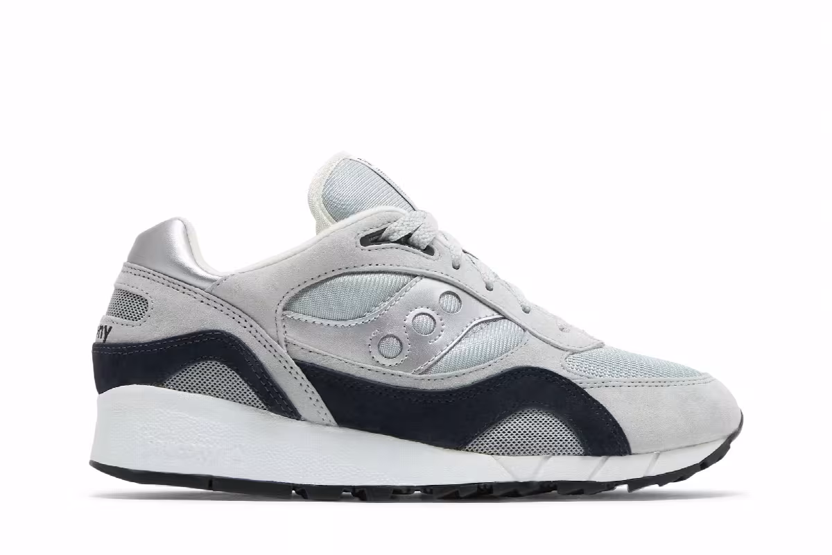 Saucony Shadow 6000 Grey Silver, view 2