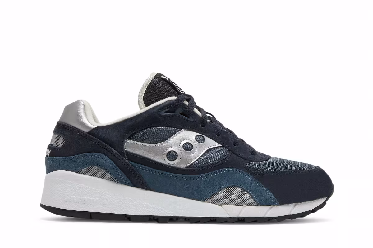 Saucony Shadow 6000 Navy Silver, view 2