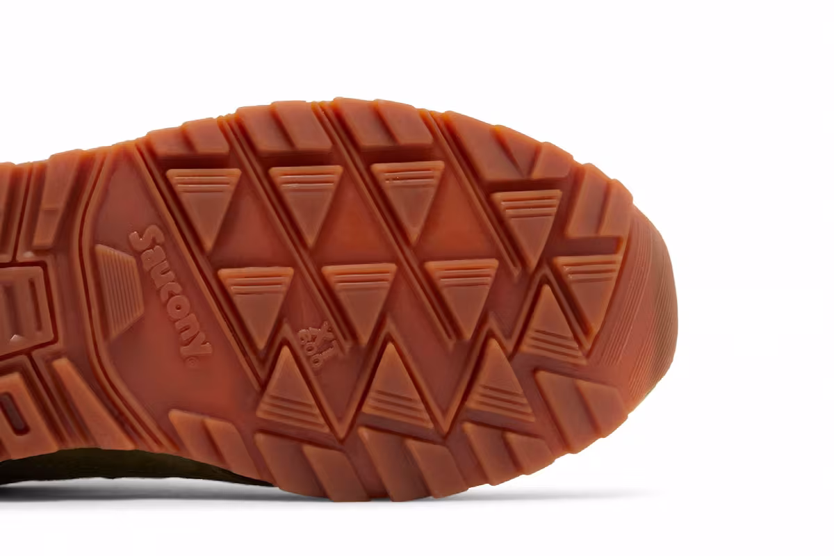 Saucony Shadow 6000 Olive Suede, view 6