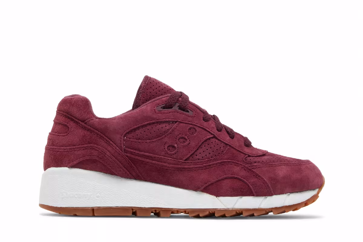 Saucony Shadow 6000 Burgundy, view 2