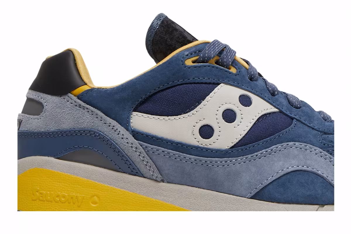 Saucony Shadow 6000 Navy Yellow, view 3