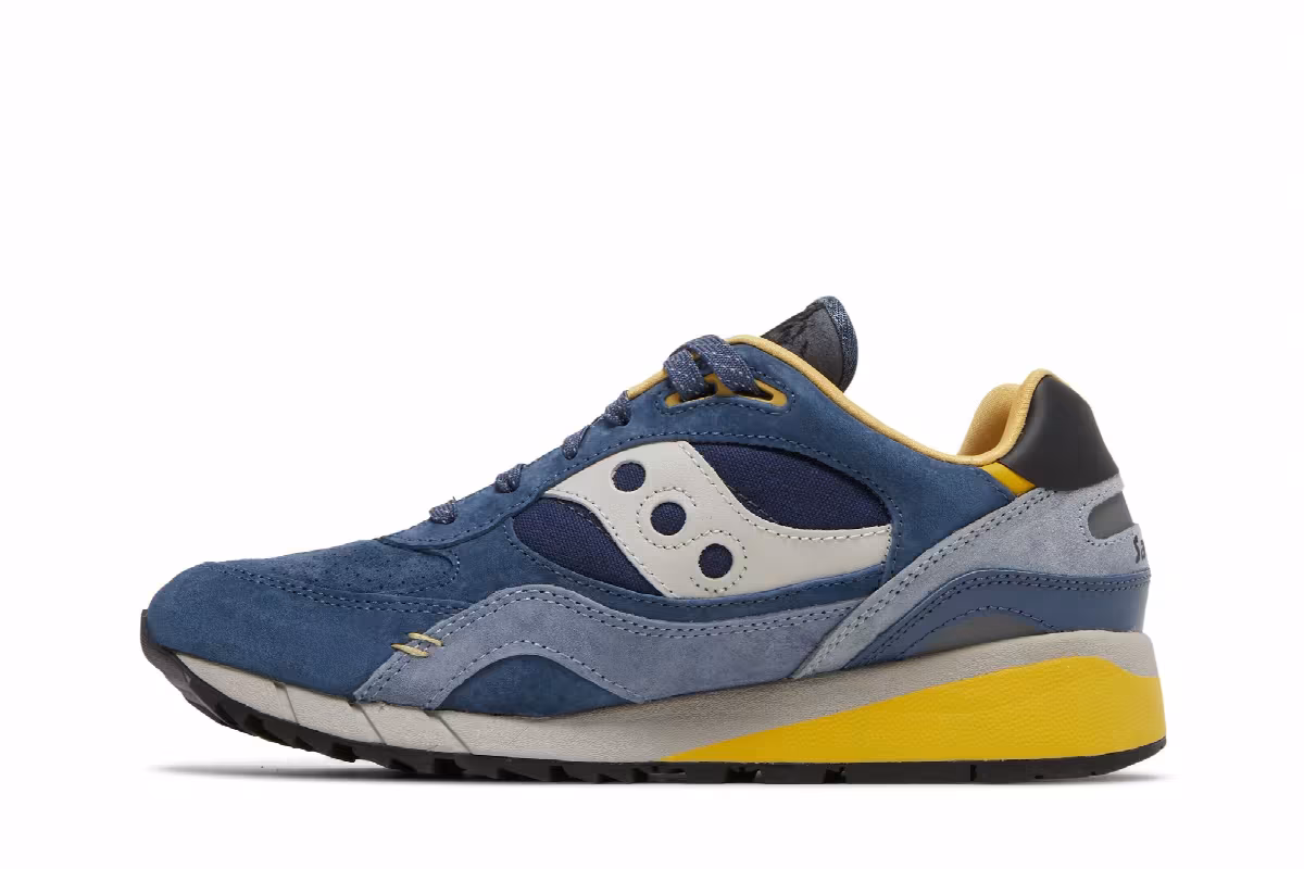 Saucony Shadow 6000 Navy Yellow, view 4