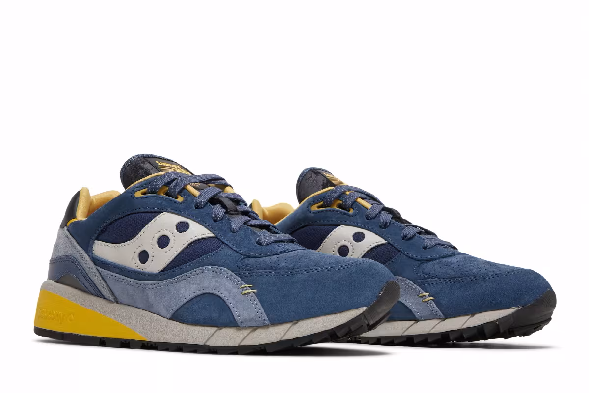Saucony Shadow 6000 Navy Yellow, view 9