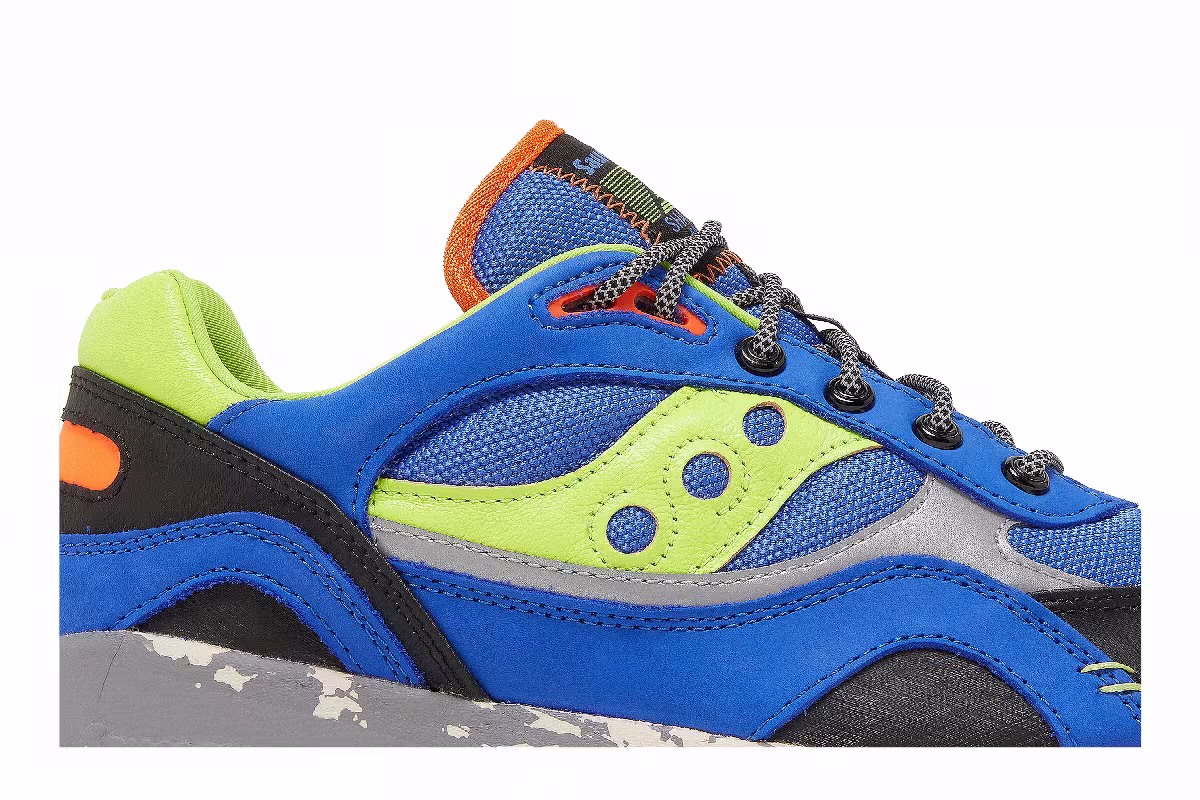 Saucony Shadow 6000 Trail Blue Lime, view 3