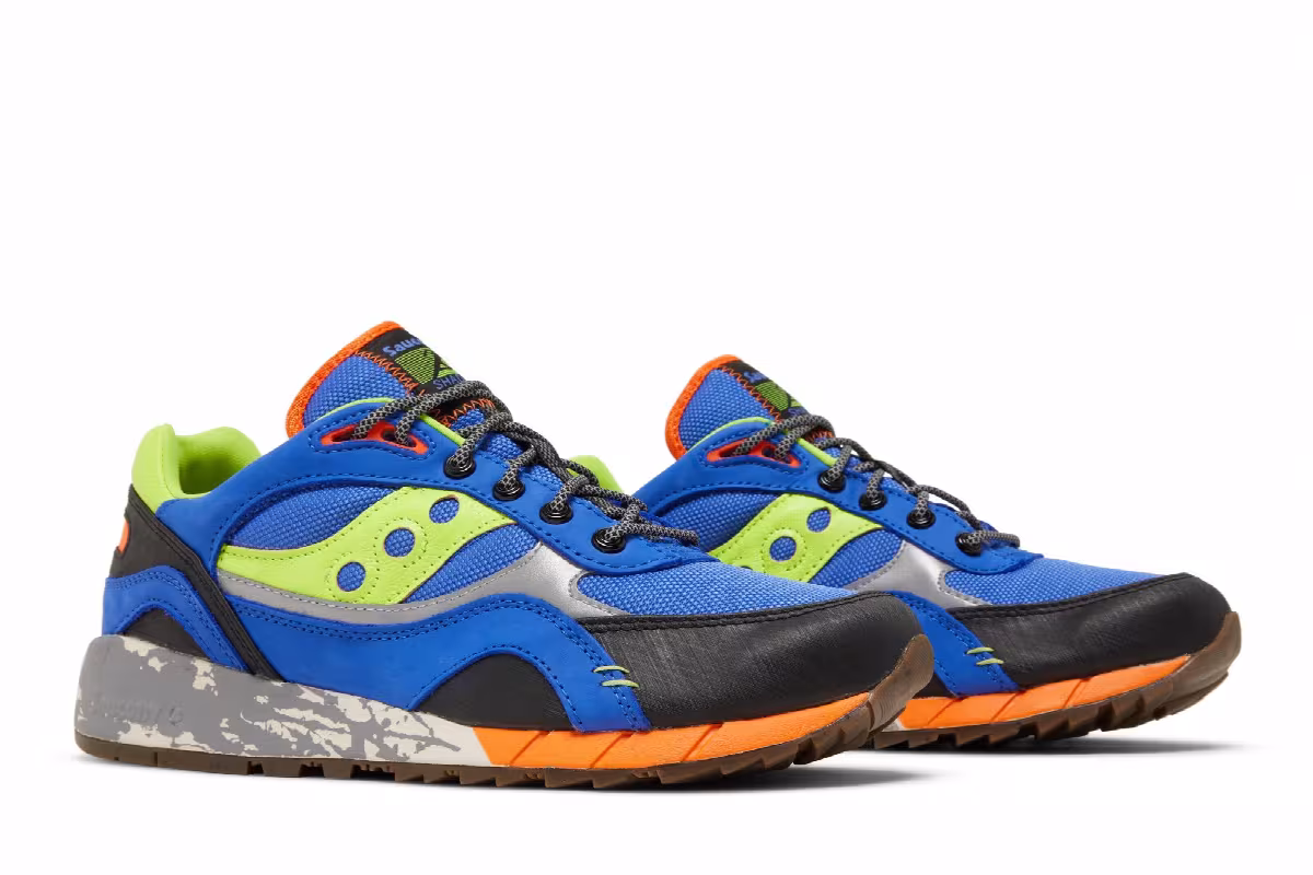 Saucony Shadow 6000 Trail Blue Lime, view 9