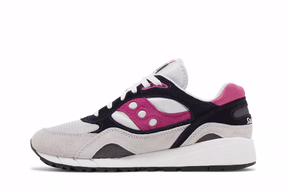 Saucony Shadow 6000 Grey Pink, view 4