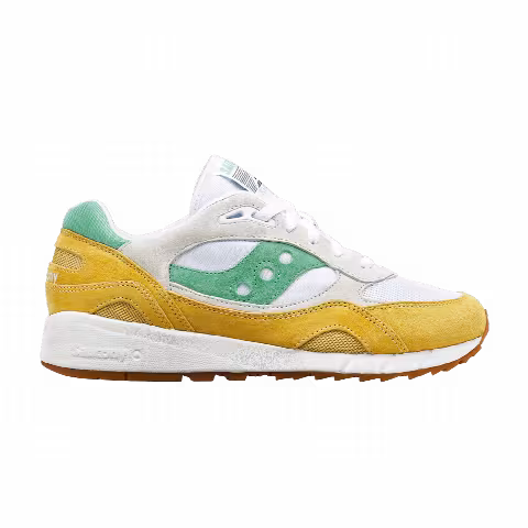 Saucony Shadow 6000 'White Green Mustard'