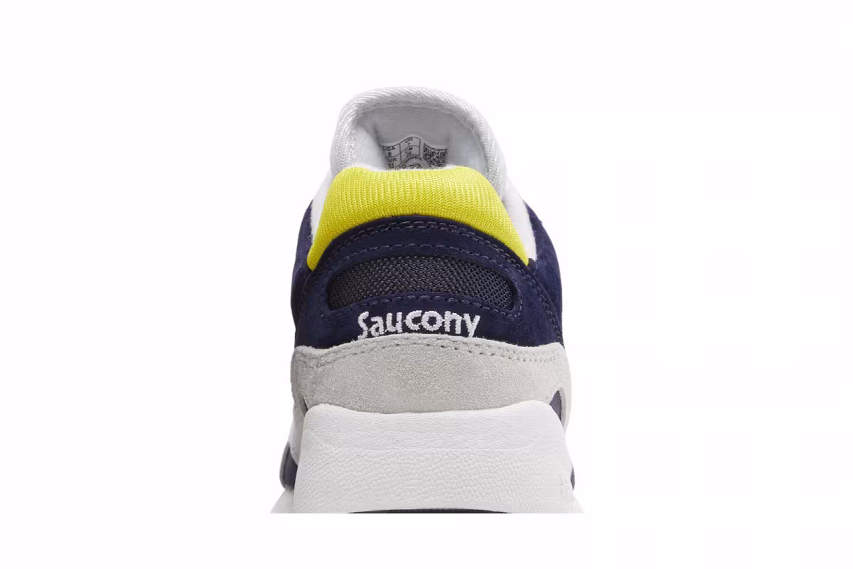 Saucony Shadow 6000 Grey Navy Yellow, view 8