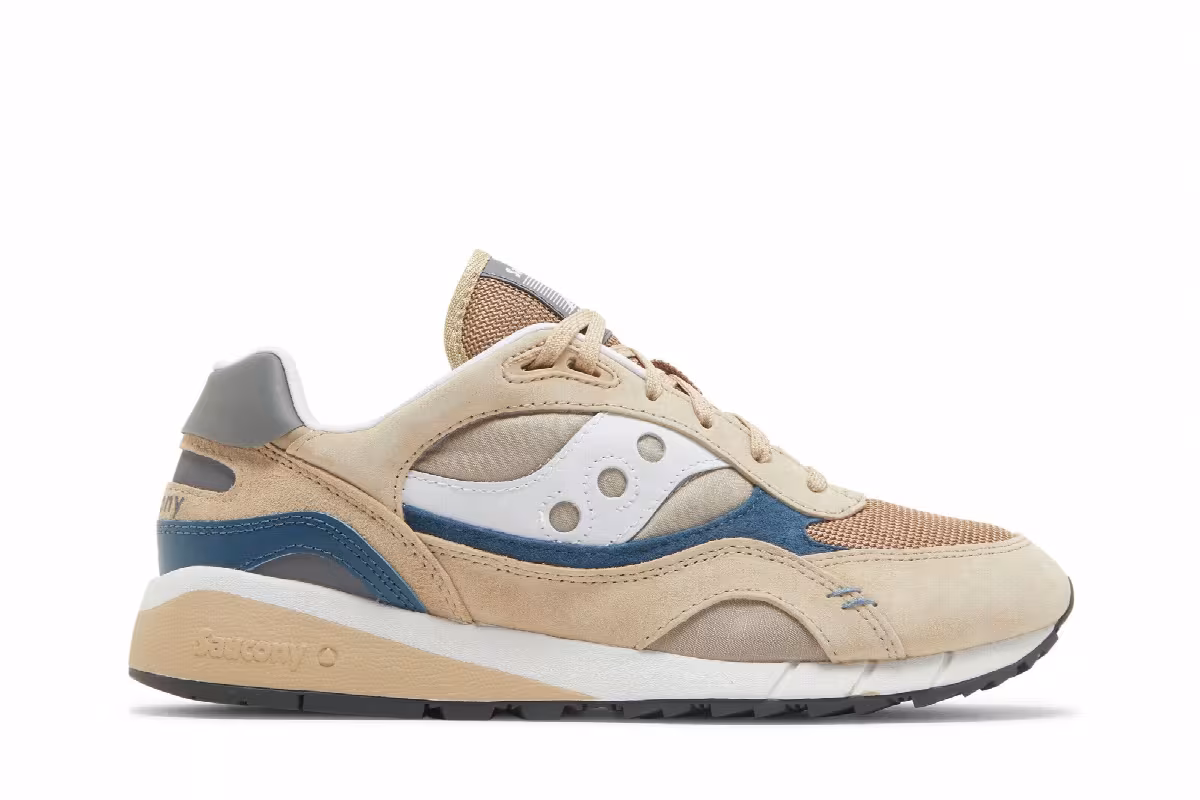 Saucony Shadow 6000 Premium Sand Navy, view 2