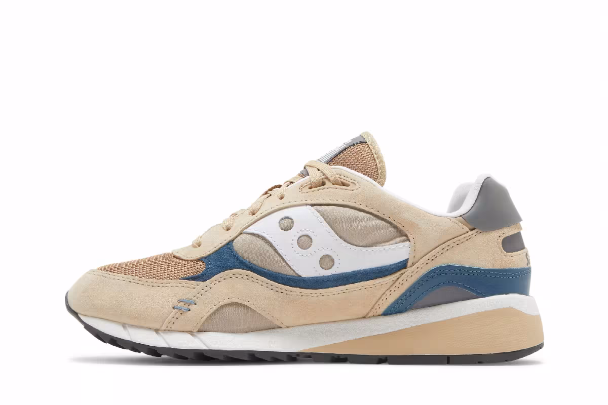 Saucony Shadow 6000 Premium Sand Navy, view 4