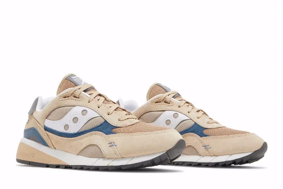 Saucony Shadow 6000 Premium Sand Navy, view 9