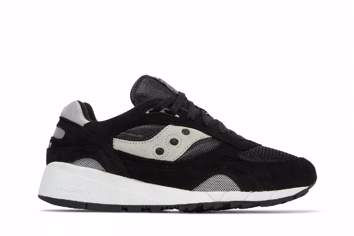 Saucony Shadow 6000 Black Silver, view 2