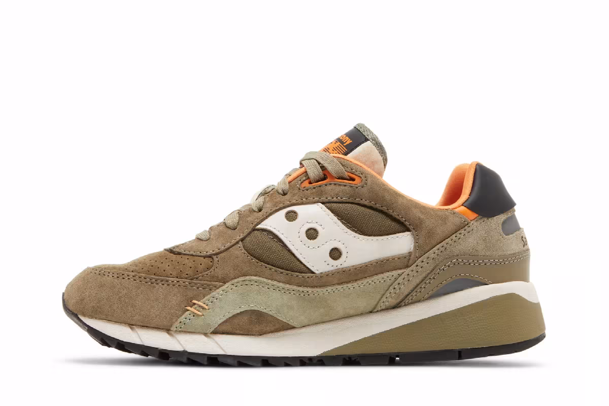 Saucony Shadow 6000 Olive Orange, view 4