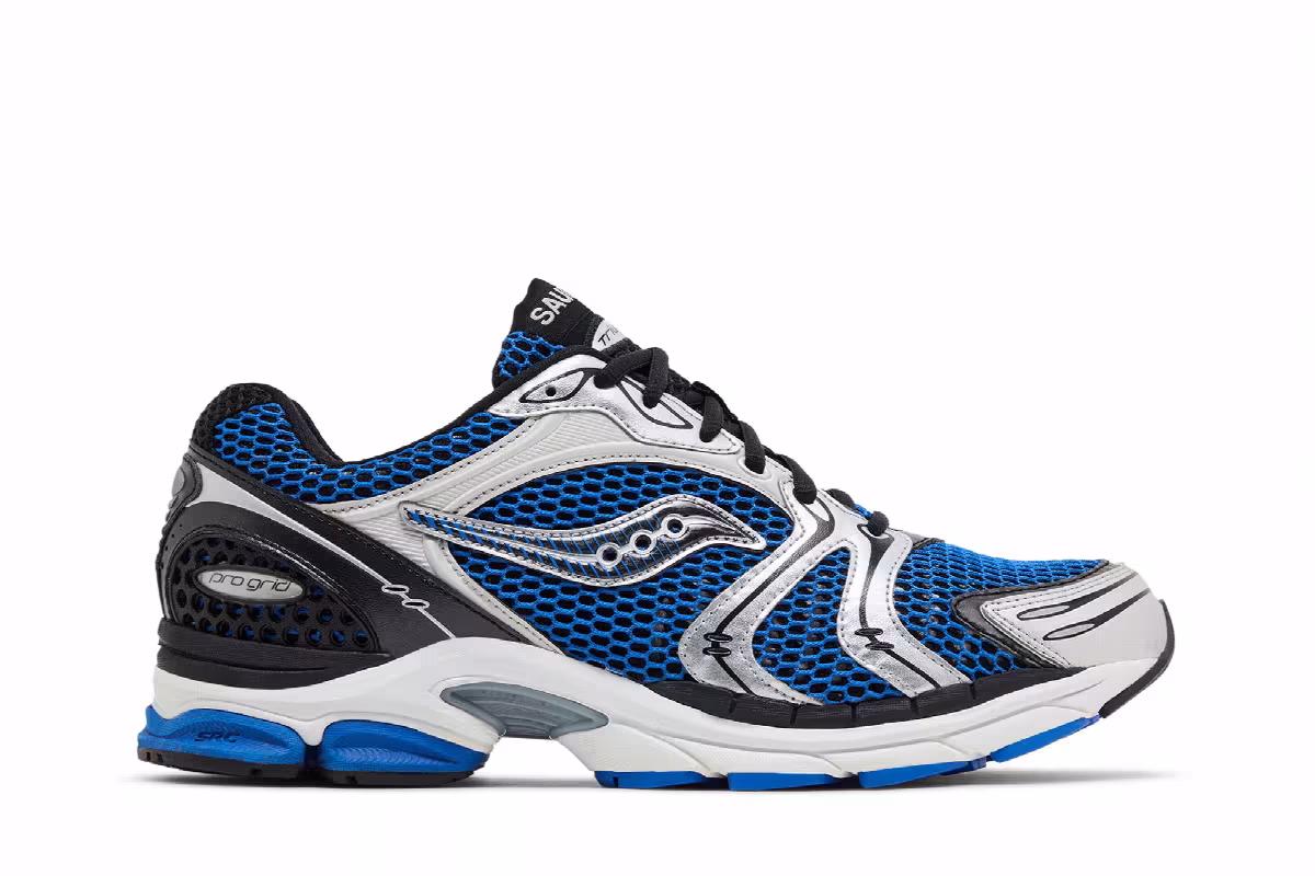 Saucony ProGrid Triumph 4 Blue Silver, view 2