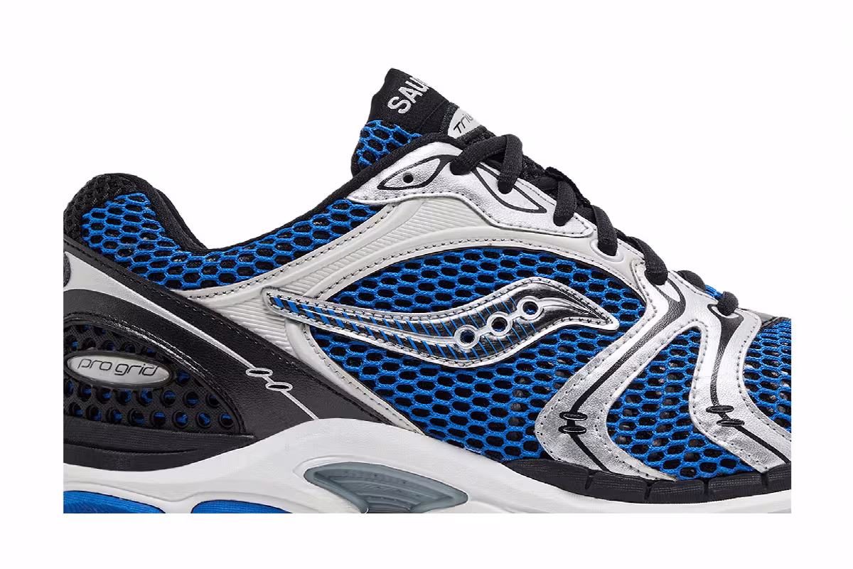 Saucony ProGrid Triumph 4 Blue Silver, view 3