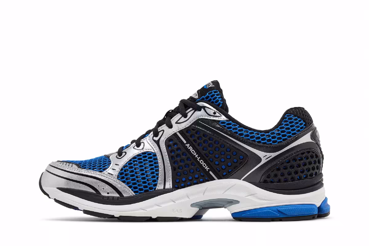 Saucony ProGrid Triumph 4 Blue Silver, view 4