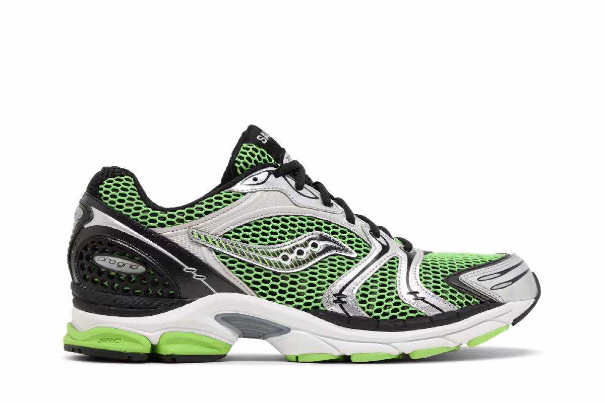 Saucony ProGrid Triumph 4 Green Silver, view 2
