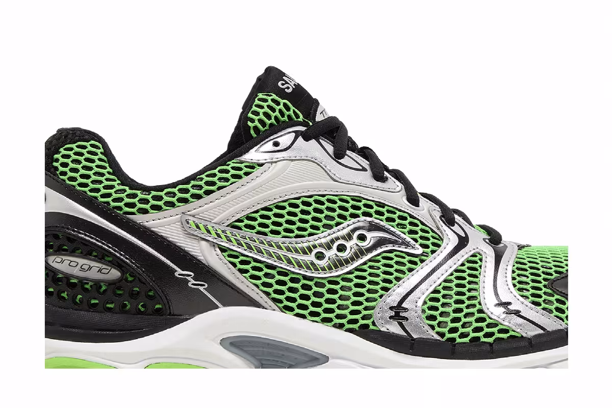 Saucony ProGrid Triumph 4 Green Silver, view 3