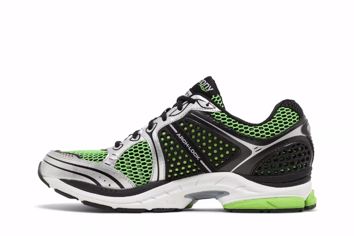 Saucony ProGrid Triumph 4 Green Silver, view 4