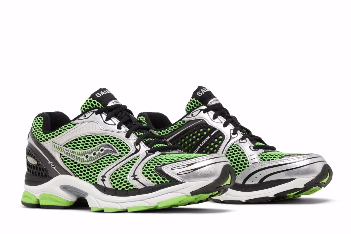Saucony ProGrid Triumph 4 Green Silver, view 9