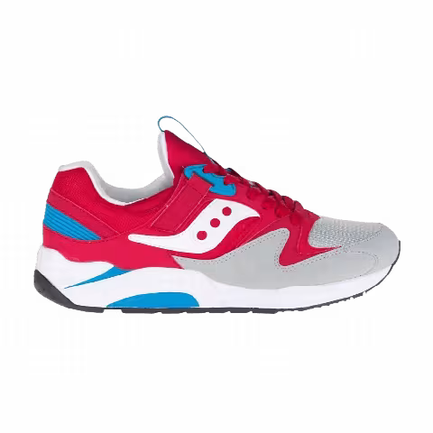 Saucony Grid 9000 'Red Light Grey'