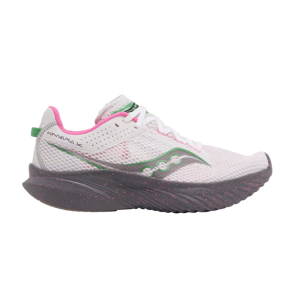 Saucony Women's Kinvara 14 White Sprig Gravel