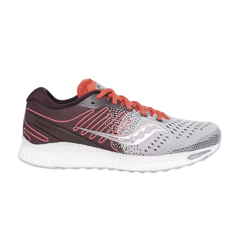 Saucony Women's Freedom 3 Sky Grey Coral