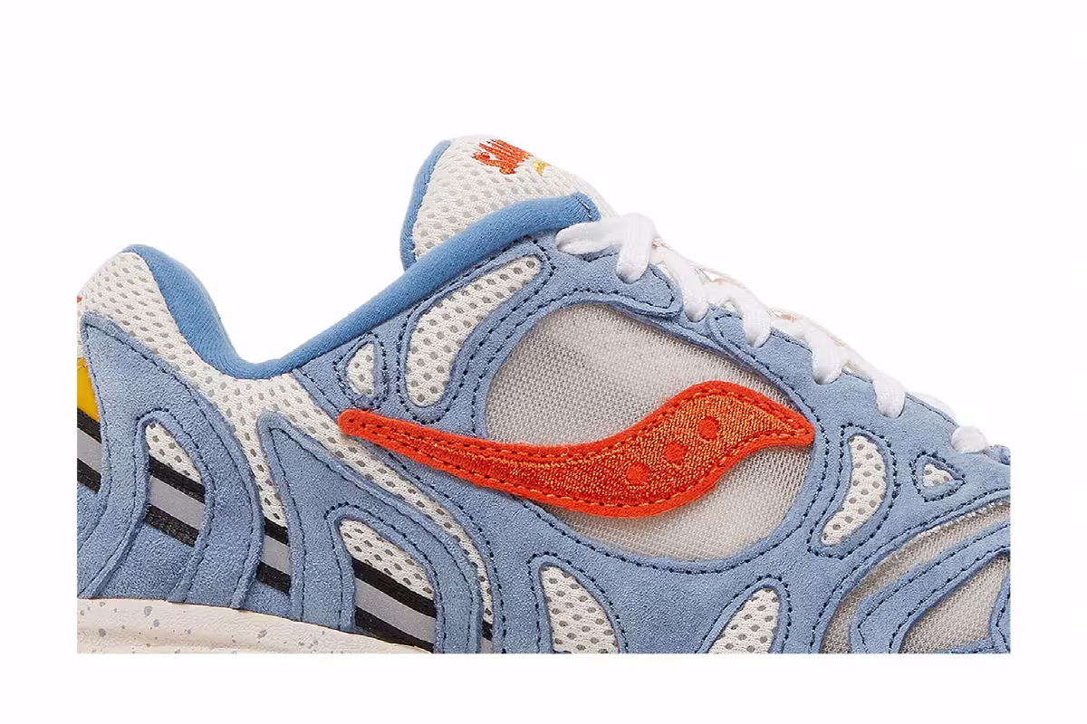 Saucony Grid Azura 2000 Blue Orange, view 3