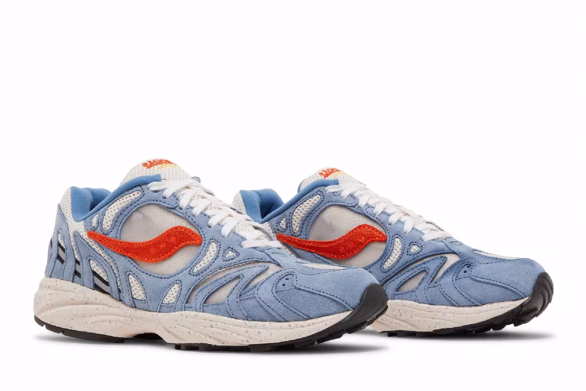 Saucony Grid Azura 2000 Blue Orange, view 9