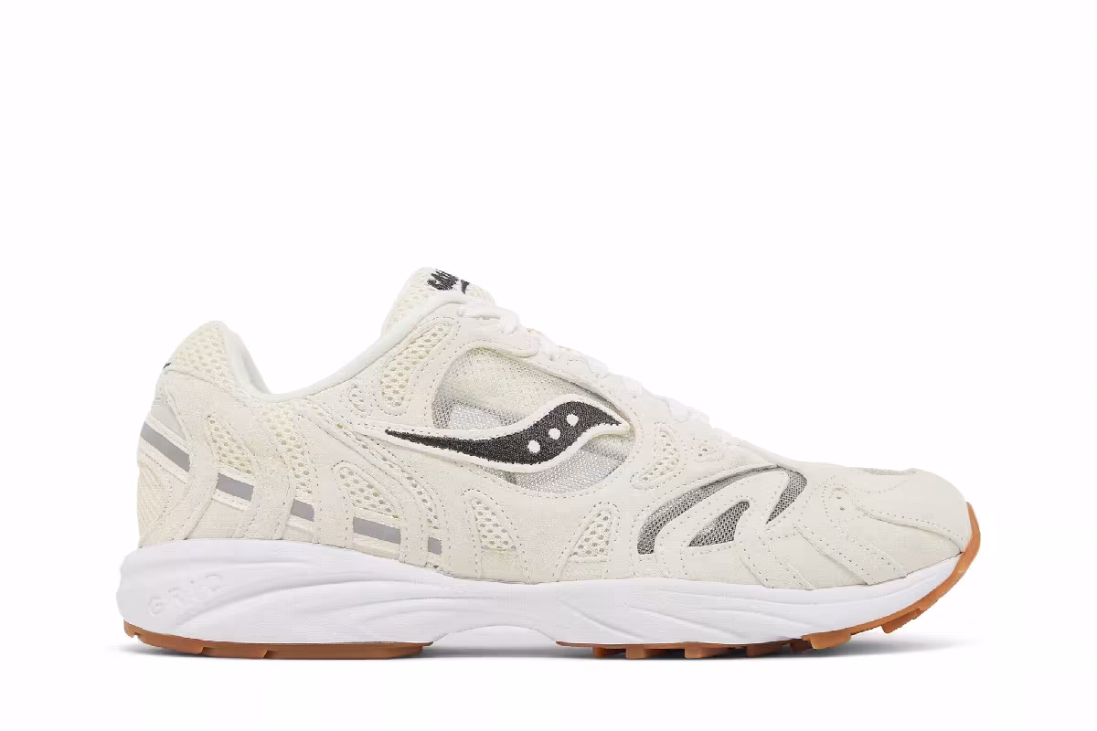 Saucony Grid Azura 2000 Antique White, view 2