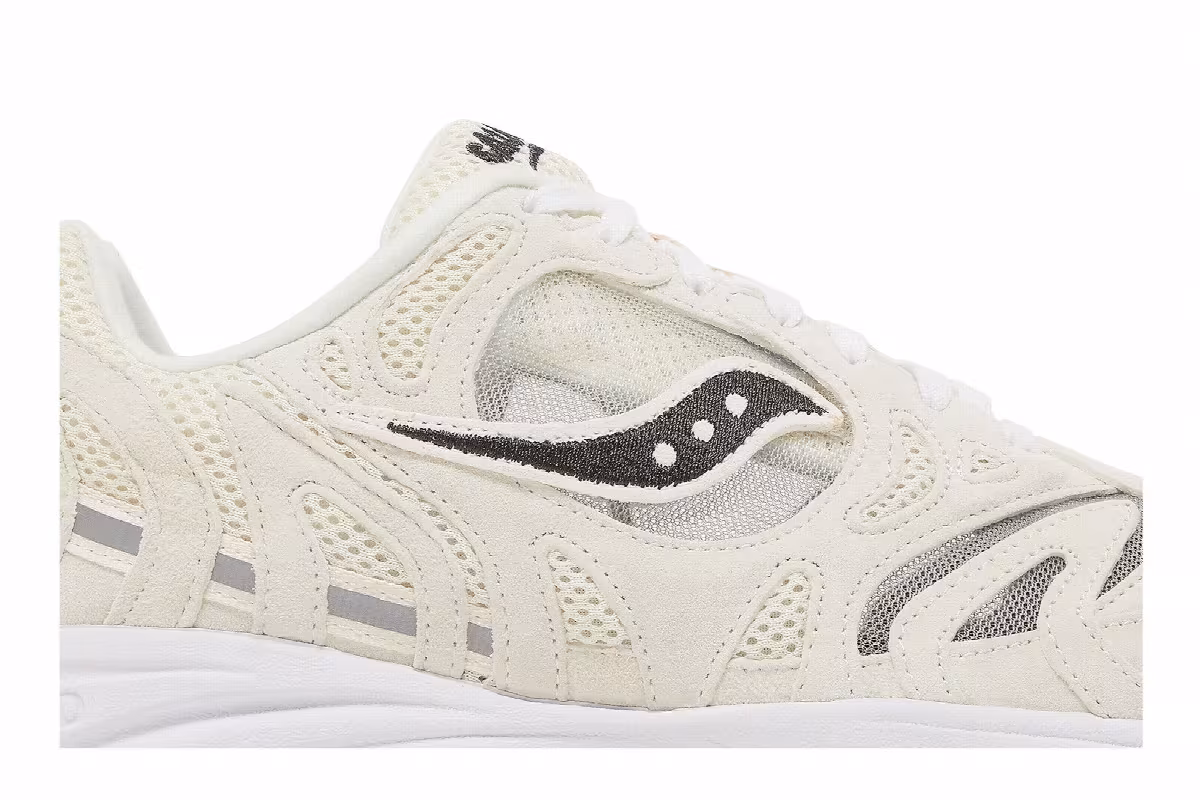 Saucony Grid Azura 2000 Antique White, view 3